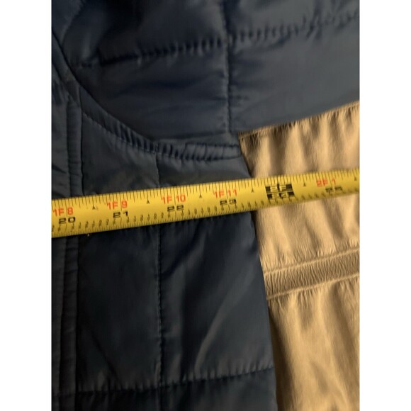 Lands End Jacket Primaloft Mens Large 42-44 Quilted Coat Navy Packable - Picture 11 of 11